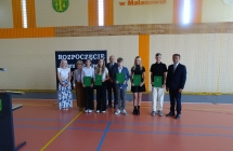 uczniowie klas VII SP Malanow